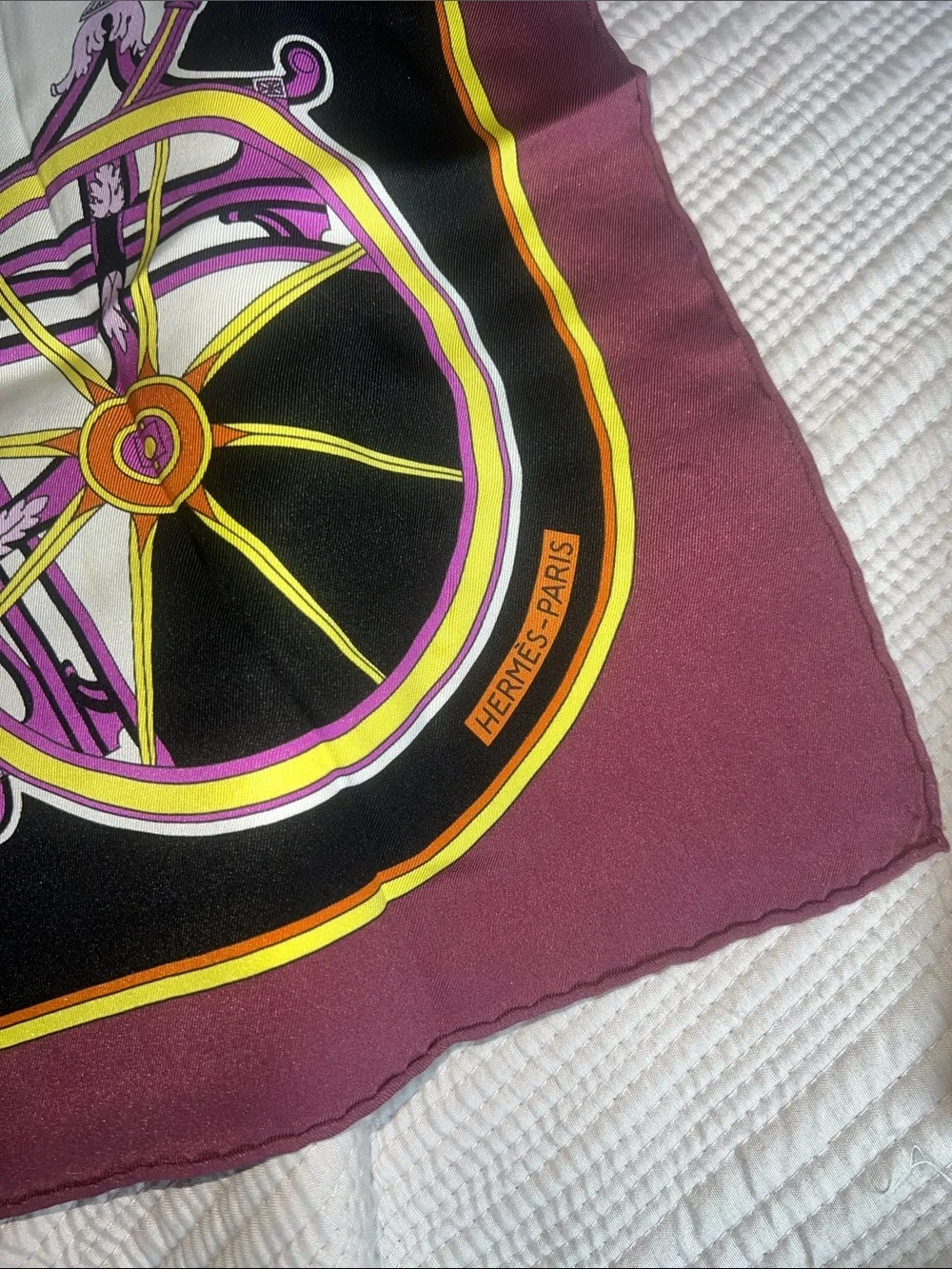 Hermes Carre 70 Washington’s Carriage Scarf